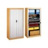 System Storage Tambour Door Cupboards 2 System Storage Tambour Door Cupboards -Officefurnitureonline Store 002356