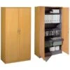 System Storage Double Door Cupboards 2 System Storage Double Door Cupboards -Officefurnitureonline Store 002359