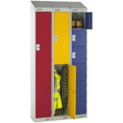 Store-It Sloping Top Metric Lockers With ActiveCoat