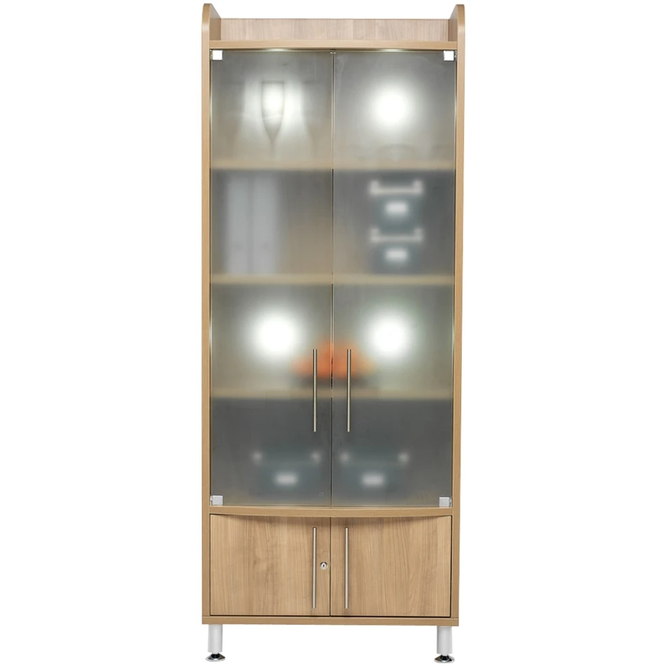 Trilogy Tall Wide Glass Storage Unit 3 Trilogy Tall Wide Glass Storage Unit