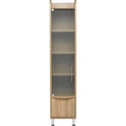 Trilogy Tall Narrow Glass Cupboard