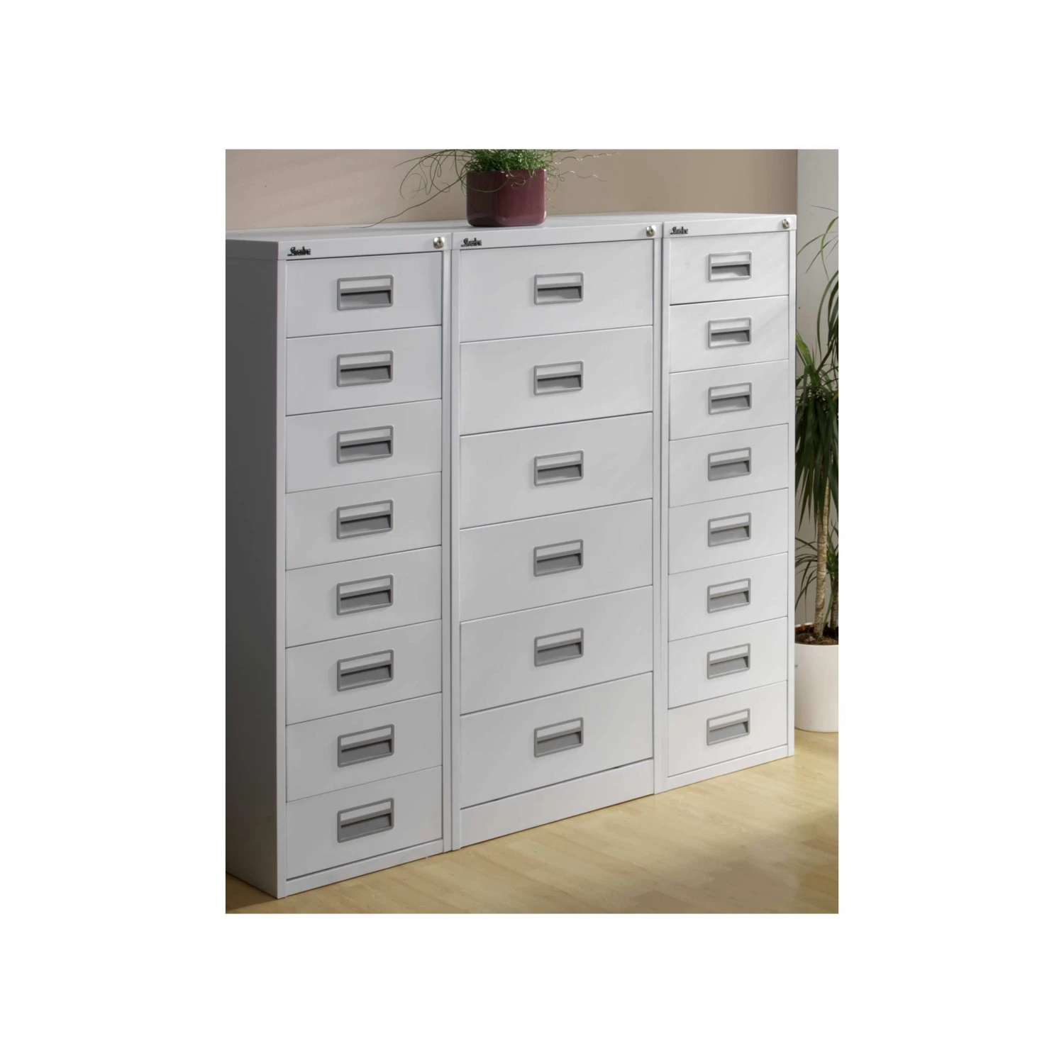 Silverline Media & Card Index Filing Cabinets 4 Silverline Media & Card Index Filing Cabinets - Image 2