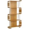 Spectrum Oak Real Wood Veneer Bookcase 2 Spectrum Oak Real Wood Veneer Bookcase -Officefurnitureonline Store 013821