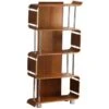 Spectrum Walnut Real Wood Veneer Bookcase -Officefurnitureonline Store 013833