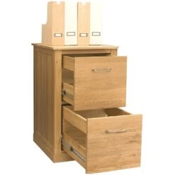 Cavalli Solid Oak Filing Cabinets -Officefurnitureonline Store 016193