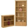 Cavalli Solid Oak Wide Bookcases 2 Cavalli Solid Oak Wide Bookcases -Officefurnitureonline Store 016196