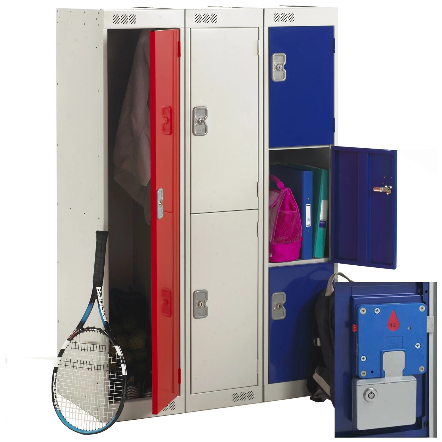 Store-It Primary Coin Retain Lockers With ActiveCoat 3 Store-It Primary Coin Retain Lockers With ActiveCoat
