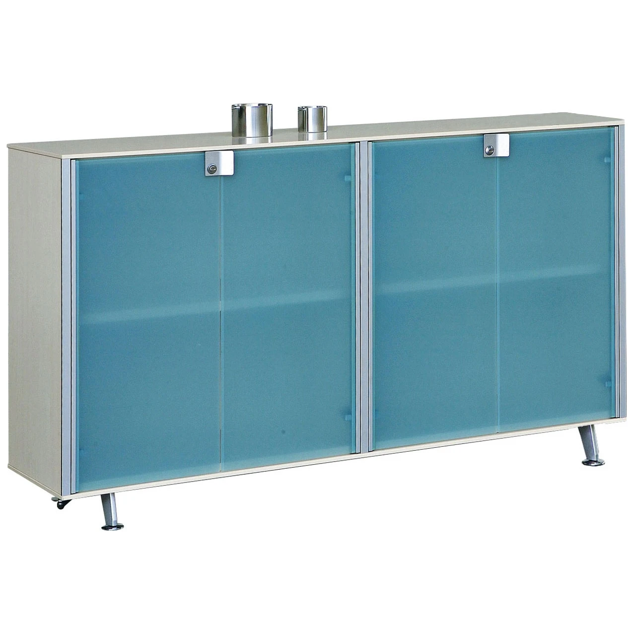 Sapphire Low Glass Door Cupboards 3 Sapphire Low Glass Door Cupboards