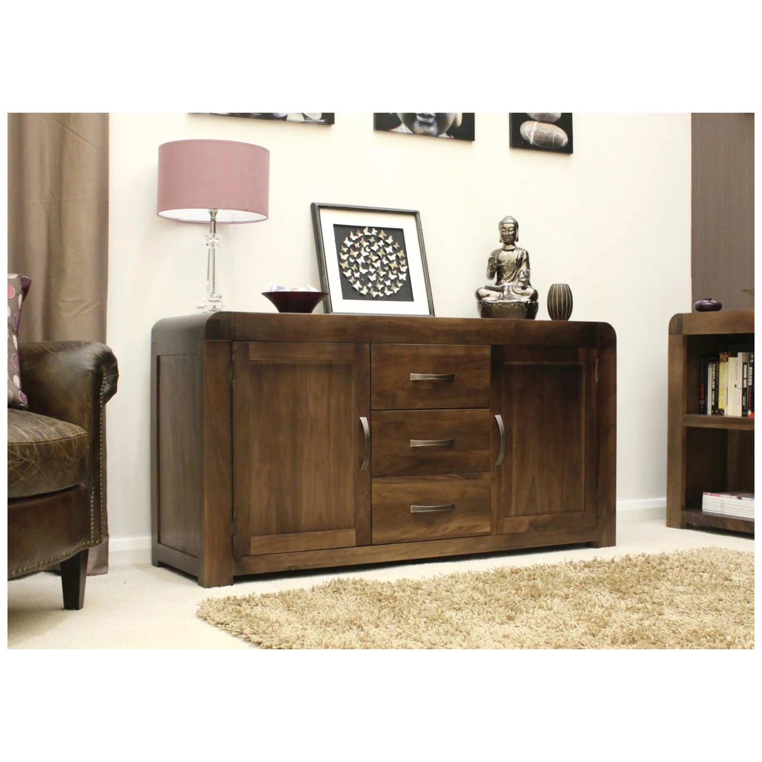 Hampshire Solid Walnut Large Sideboard 4 Hampshire Solid Walnut Large Sideboard - Image 2