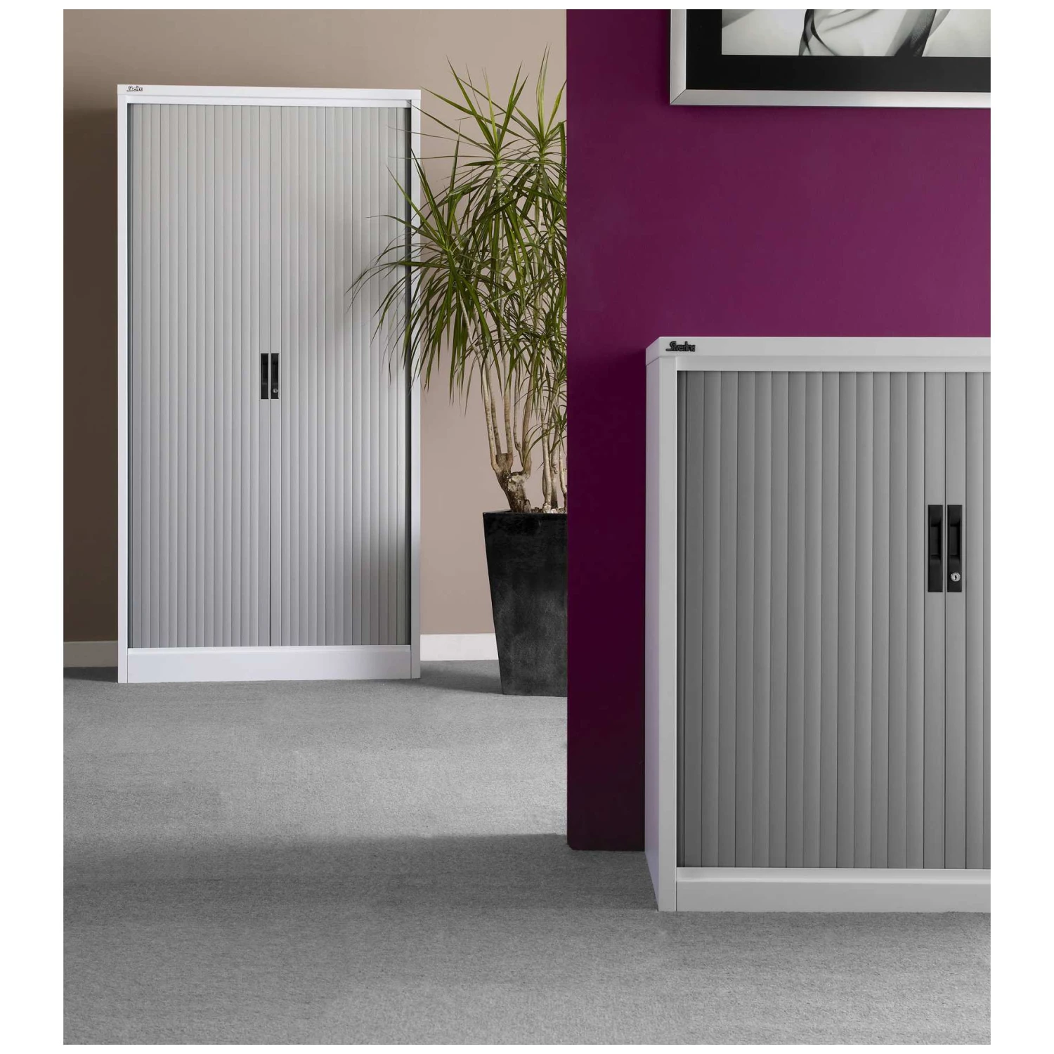 Silverline M:Line Tambour Cupboards 4 Silverline M:Line Tambour Cupboards - Image 2