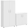 Commerce II White Office Cupboards 1 Commerce II White Office Cupboards -Officefurnitureonline Store 068559