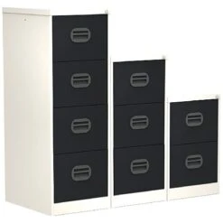 Silverline Two Tone Kontrax Filing Cabinets 9 Silverline Two Tone Kontrax Filing Cabinets -Officefurnitureonline Store 070756