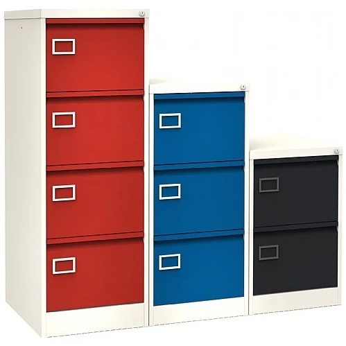 Silverline Two Tone Executive Filing Cabinets 3 Silverline Two Tone Executive Filing Cabinets