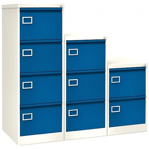 Silverline Two Tone Executive Filing Cabinets 4 Silverline Two Tone Executive Filing Cabinets - Image 2