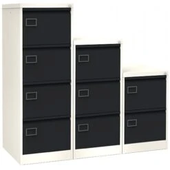 Silverline Two Tone Executive Filing Cabinets 9 Silverline Two Tone Executive Filing Cabinets -Officefurnitureonline Store 070774