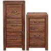 Fernhurst Solid Walnut Filing Cabinets 2 Fernhurst Solid Walnut Filing Cabinets -Officefurnitureonline Store 072987
