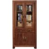 Fernhurst Solid Walnut Large Glazed Bookcase 2 Fernhurst Solid Walnut Large Glazed Bookcase -Officefurnitureonline Store 072999