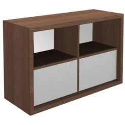 Gardena II Deco Combination Bookcase & Cupboard