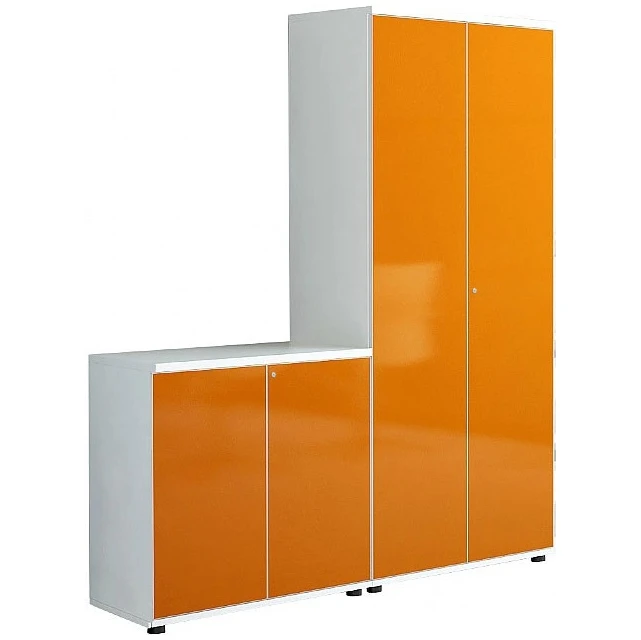 Oxide High Gloss Double Door Office Cupboards 3 Oxide High Gloss Double Door Office Cupboards
