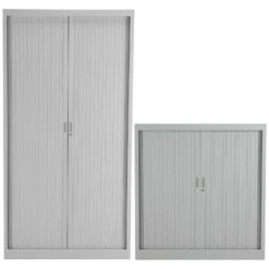 NEXT DAY Commerce II Steel Tambour Cupboards