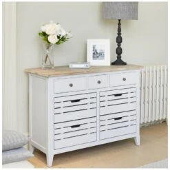 Autograph Solid Wood Small Sideboard With Drawers 11 Autograph Solid Wood Small Sideboard With Drawers -Officefurnitureonline Store 085675