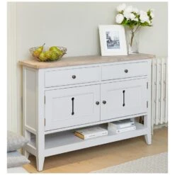 Autograph Solid Wood Small Sideboard 8 Autograph Solid Wood Small Sideboard -Officefurnitureonline Store 085769