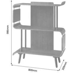 Lawrence Home Office Bookcase -Officefurnitureonline Store 088014