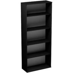 Eclipse Essential Black Office Bookcases -Officefurnitureonline Store 089284