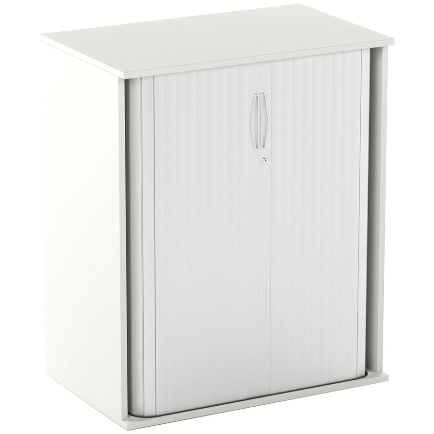 Vogue Essential White Tambour Cupboards 5 Vogue Essential White Tambour Cupboards - Image 3
