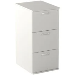 Vogue Essential White Filing Cabinets -Officefurnitureonline Store 089378