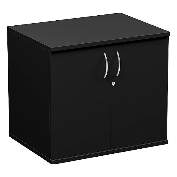 NEXT DAY Eclipse Essential Black Desk High Cupboards 3 NEXT DAY Eclipse Essential Black Desk High Cupboards