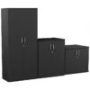 NEXT DAY Eclipse Essential Black Office Cupboards 2 NEXT DAY Eclipse Essential Black Office Cupboards -Officefurnitureonline Store 090964