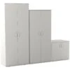 NEXT DAY Vogue Essential White Office Cupboards 2 NEXT DAY Vogue Essential White Office Cupboards -Officefurnitureonline Store 090972