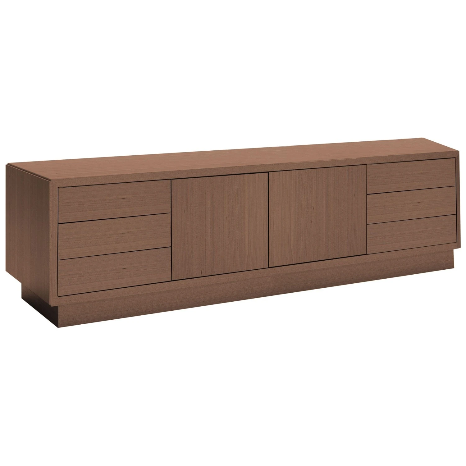 Boss Design Medio Combination Wood Veneer Credenza 5 Boss Design Medio Combination Wood Veneer Credenza - Image 3