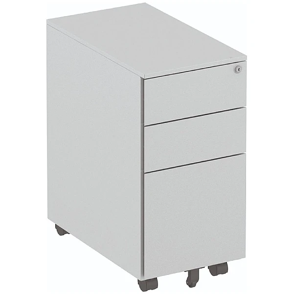 Elite Steel Narrow Mobile Pedestals 3 Elite Steel Narrow Mobile Pedestals