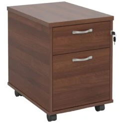 Malbec II Walnut Mobile Underdesk Pedestals