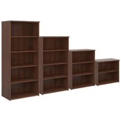 Malbec II Walnut Bookcases -Officefurnitureonline Store 099346