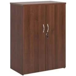 Malbec II Walnut Cupboards -Officefurnitureonline Store 099348