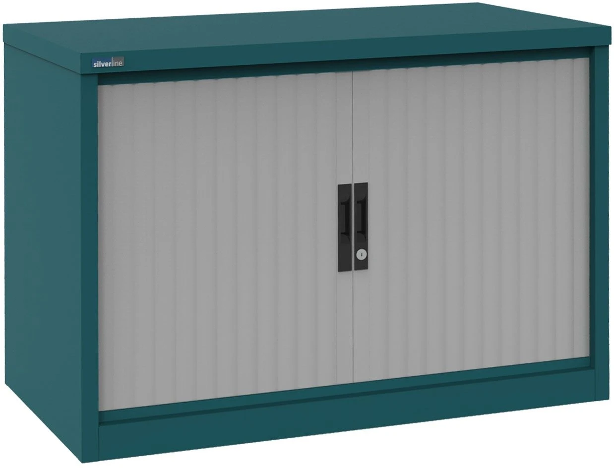 Silverline Two Tone Kontrax Tambour Cupboards 9 Silverline Two Tone Kontrax Tambour Cupboards - Image 7