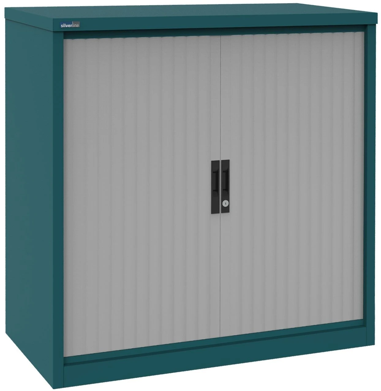 Silverline Two Tone Kontrax Tambour Cupboards 10 Silverline Two Tone Kontrax Tambour Cupboards - Image 8