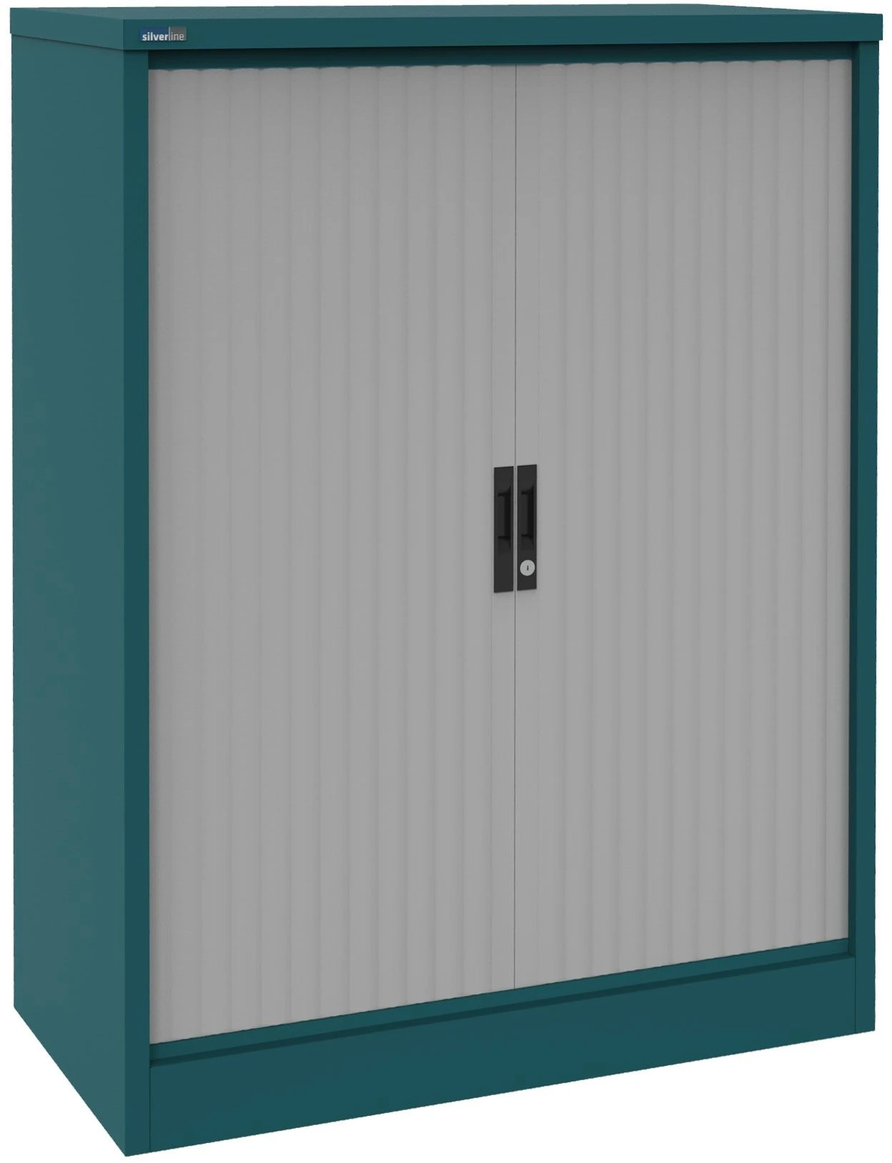 Silverline Two Tone Kontrax Tambour Cupboards 11 Silverline Two Tone Kontrax Tambour Cupboards - Image 9