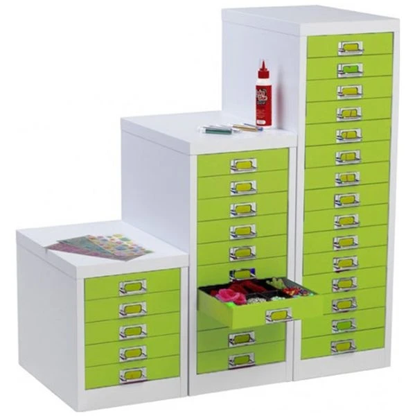 Silverline Two Tone Multi Drawer Cabinets 5 Silverline Two Tone Multi Drawer Cabinets - Image 3