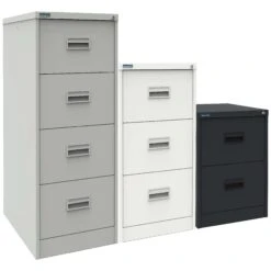 Silverline Midi Filing Cabinets -Officefurnitureonline Store 102436