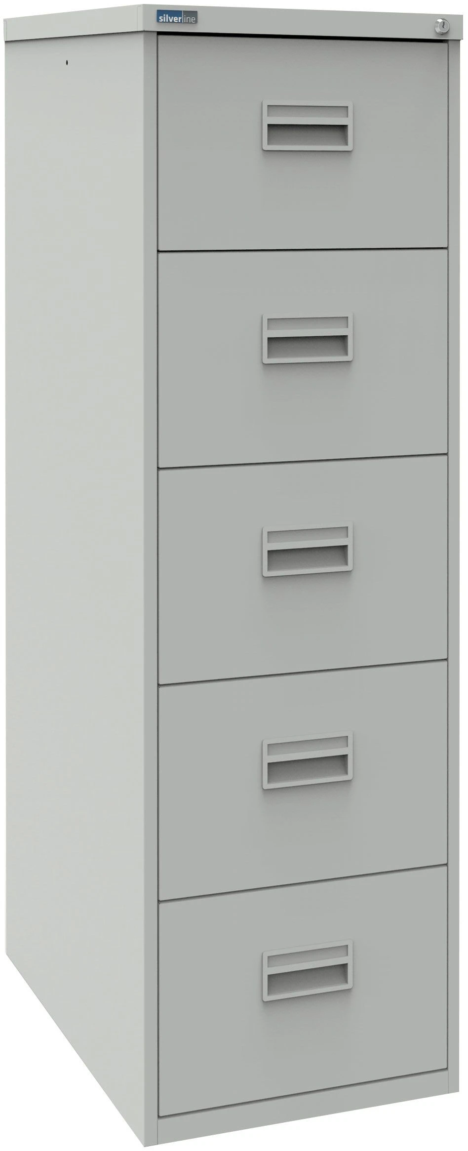 Silverline 5 Drawer Filing Cabinet 3 Silverline 5 Drawer Filing Cabinet