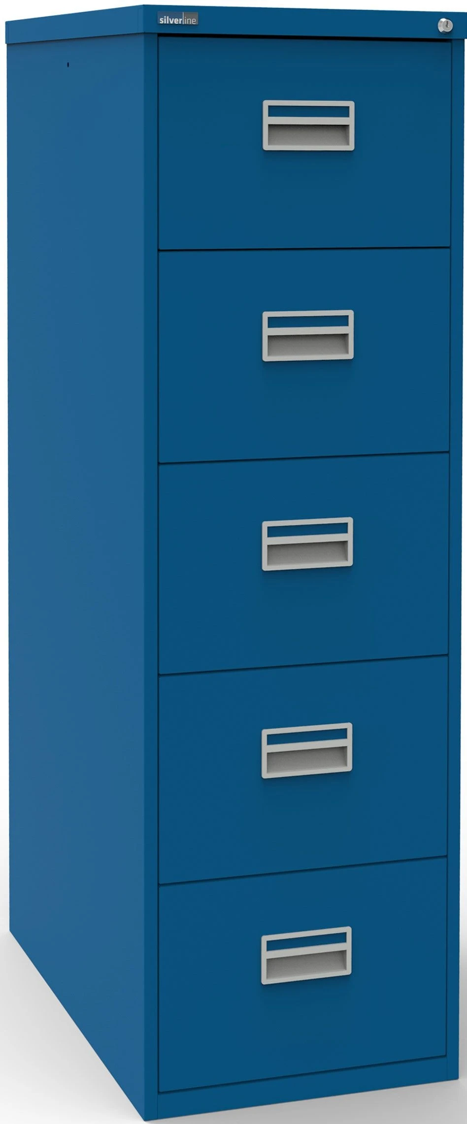 Silverline 5 Drawer Filing Cabinet 4 Silverline 5 Drawer Filing Cabinet - Image 2