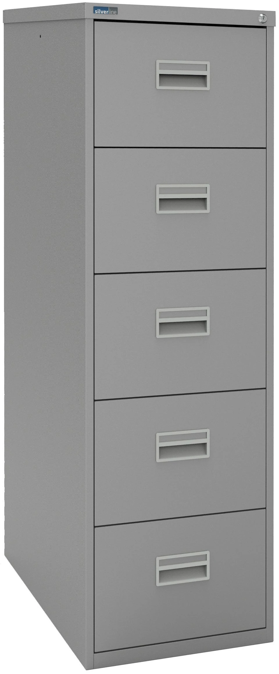 Silverline 5 Drawer Filing Cabinet 7 Silverline 5 Drawer Filing Cabinet - Image 5