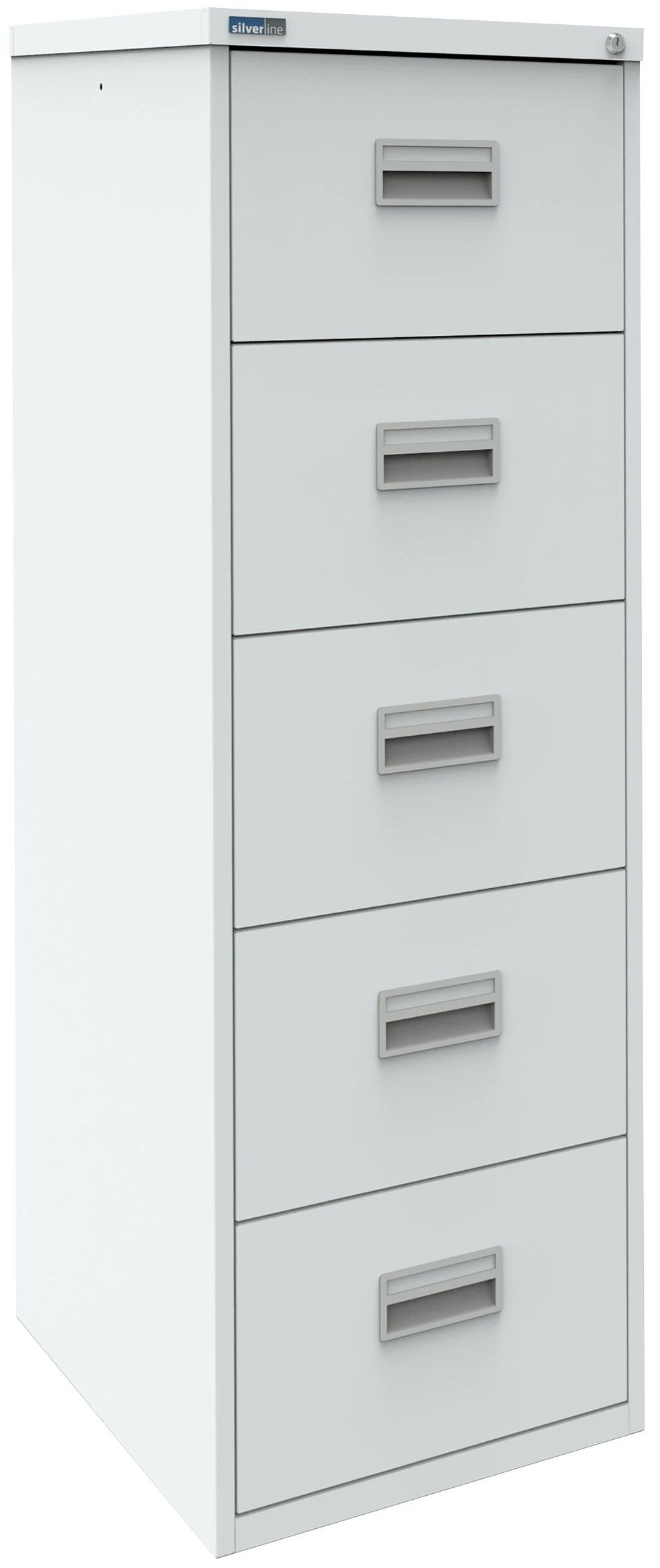 Silverline 5 Drawer Filing Cabinet 10 Silverline 5 Drawer Filing Cabinet - Image 8