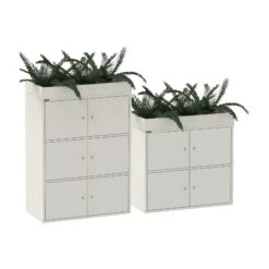 Silverline Office Planters