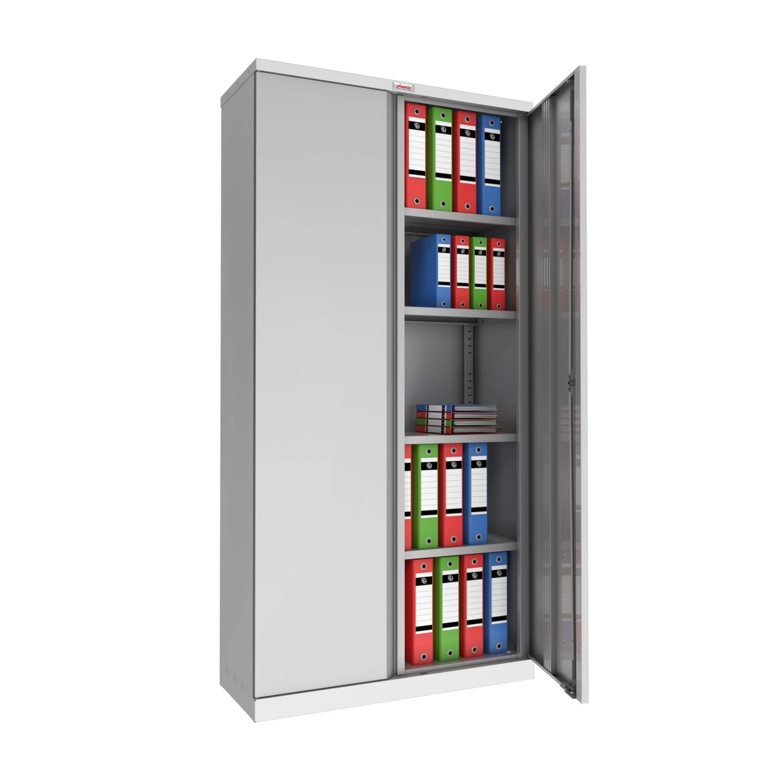 Phoenix SCL Series Steel Storage Cupboards - 2 Door 4 Shelf With Key Lock 5 Phoenix SCL Series Steel Storage Cupboards - 2 Door 4 Shelf With Key Lock - Image 4
