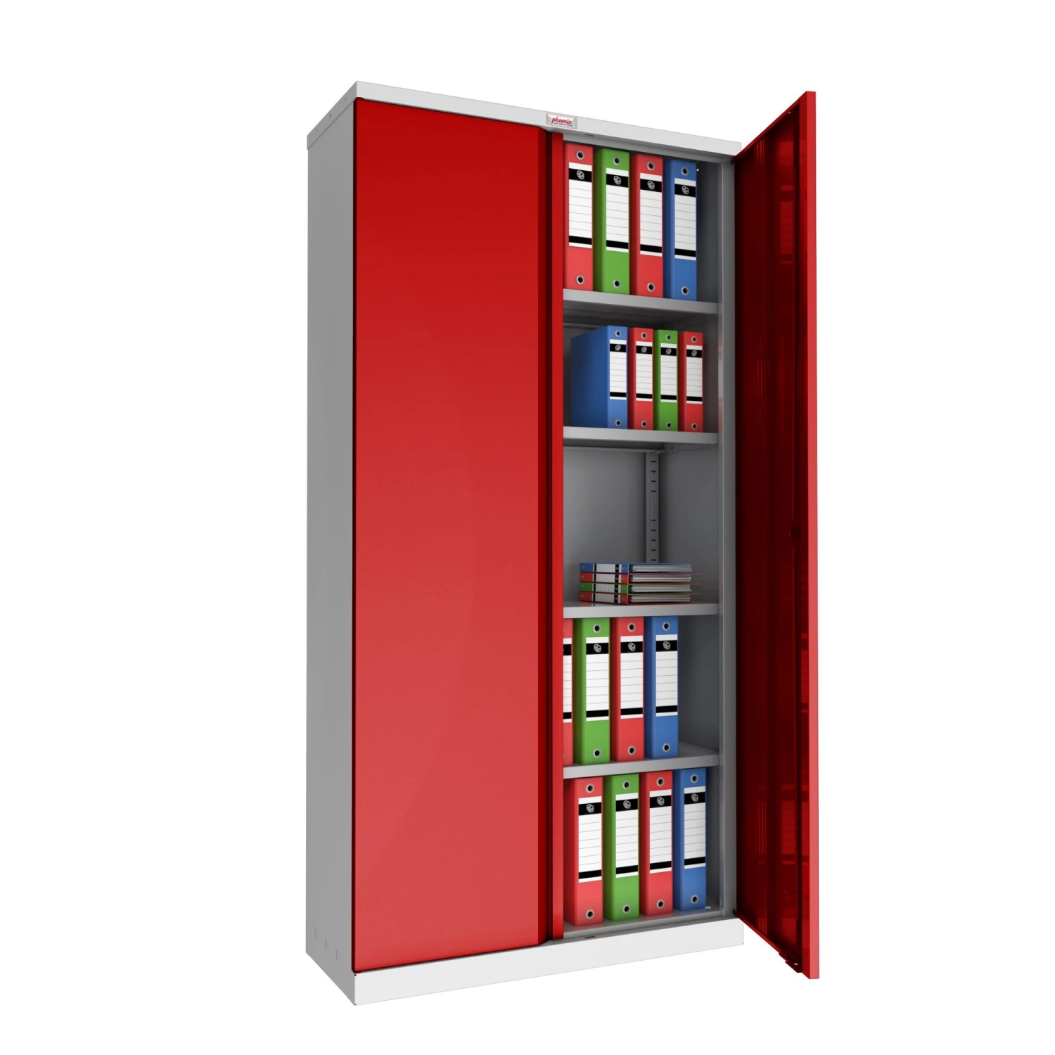 Phoenix SCL Series Steel Storage Cupboards - 2 Door 4 Shelf With Key Lock 6 Phoenix SCL Series Steel Storage Cupboards - 2 Door 4 Shelf With Key Lock - Image 5